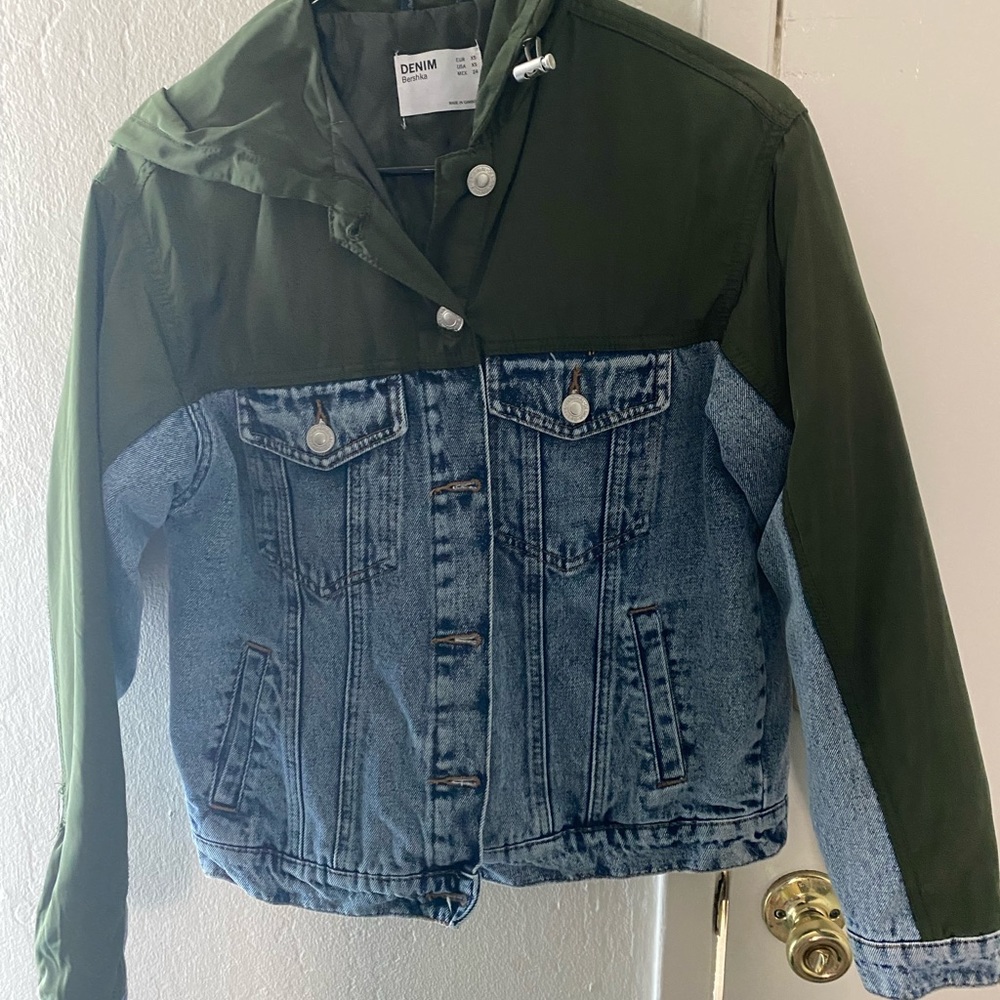 Jeans hoodie jacket